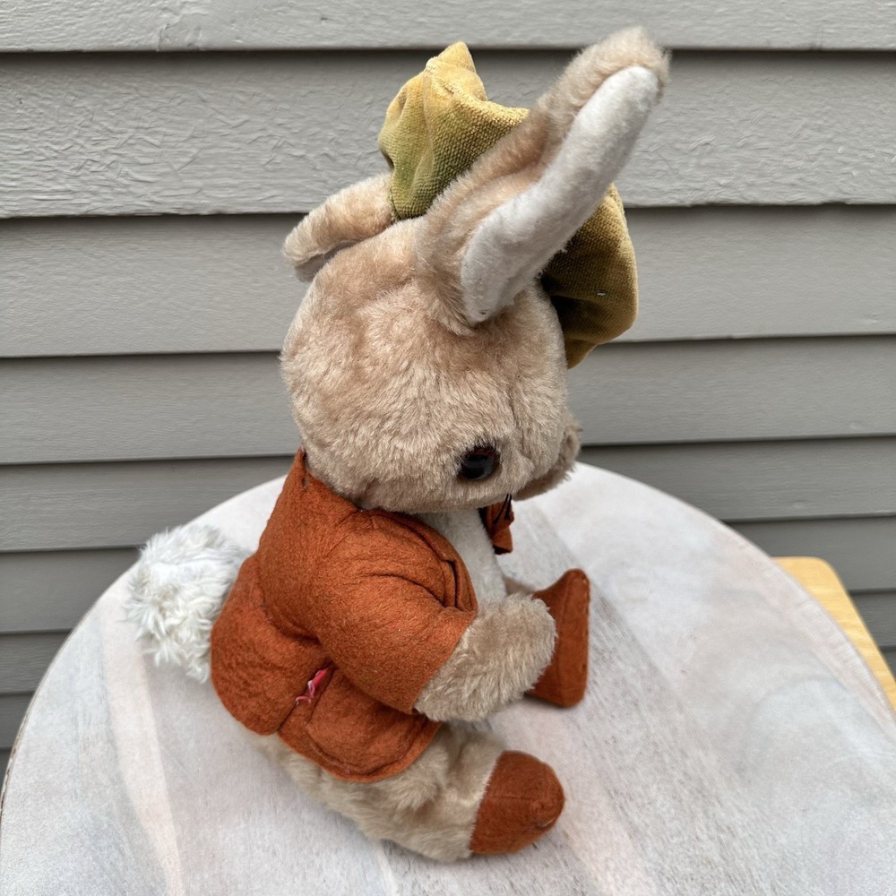 Vintage Beatrix Potter Benjamin Bunny EDEN Toys Plush Animal Peter Rabbit 1972 - Picture 11 of 14